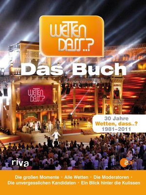 cover image of Wetten dass..?--Das Buch